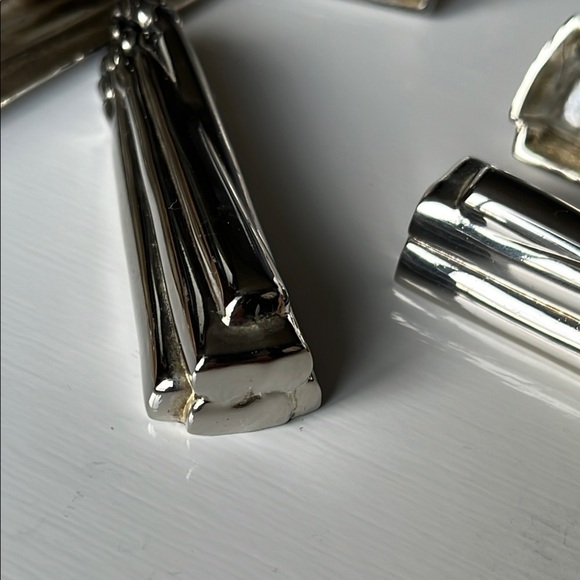 Vintage Silea Silver Plate Asparagus Knife Rests - Picture 6 of 11